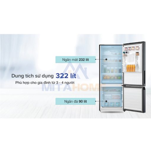 tủ lạnh toshiba 322 lit